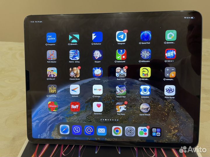 iPad pro 12.9 m2 2022 6th 256gb + cellular