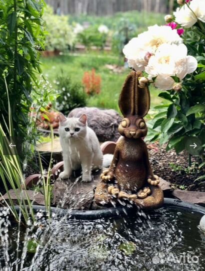 Садовая фигура заяц, кролик