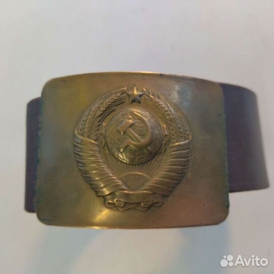 Ремень пряжка герб СССР мвд кгб мгб