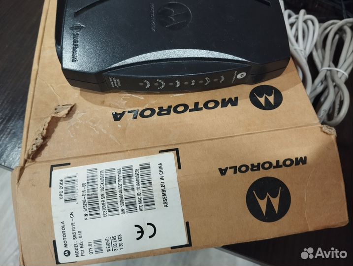 Проводной модем Motorola