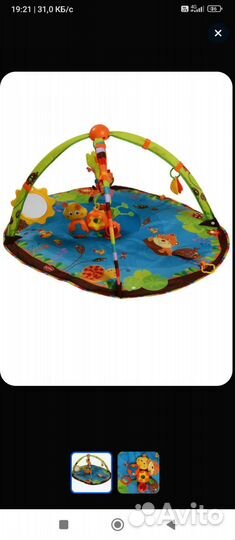 Развивающий коврик tiny love