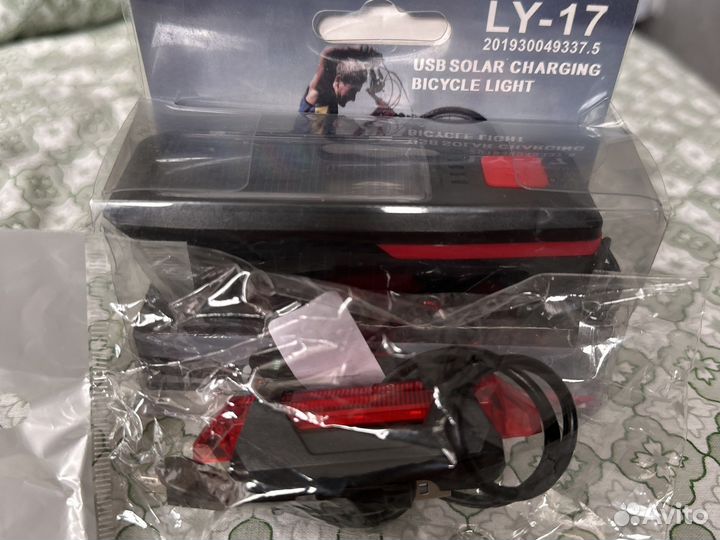 Велофонарь, звонок LY-17