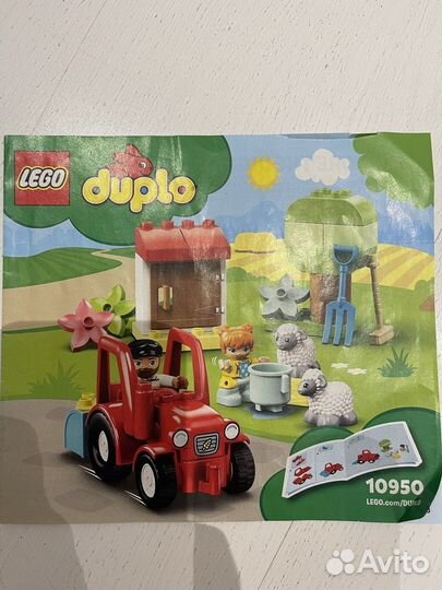 Lego duplo 10950 Трактор на ферме