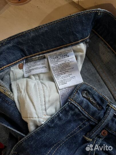 Джинсы levis 512 w27 l30