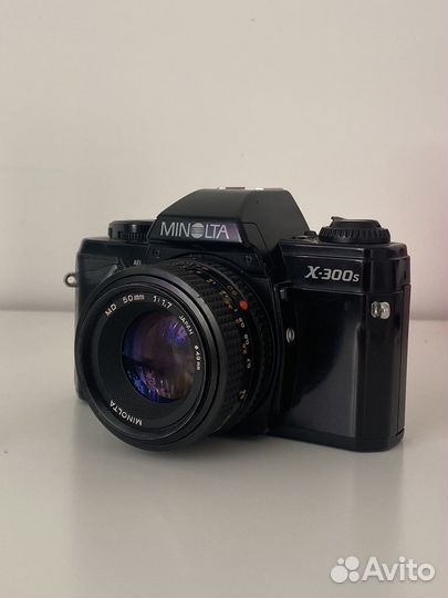 Пленочная камера Minolta X-300s +обьектив 50 mm