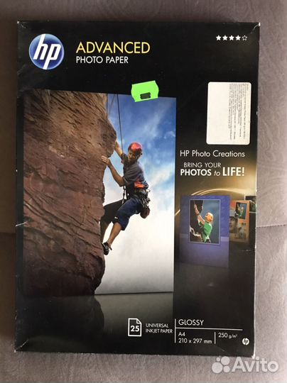 Фотобумага HP A4 210x297 mm