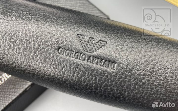 Ключница мужская Giorgio Armani натуральная кожа