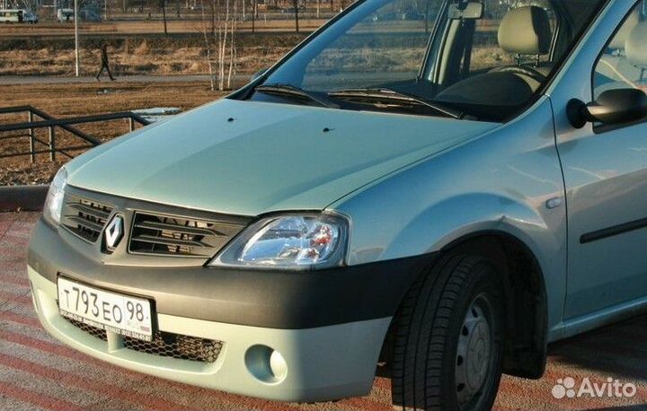 Бампер на renault logan 1