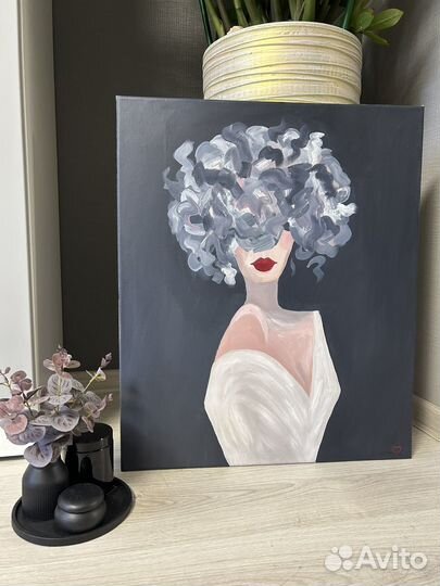 Интерьерная картина маслом, 50*60