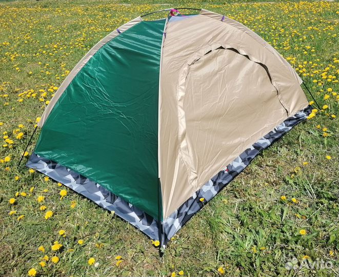 Палатка туристическая 3 местная,200*150*130 см