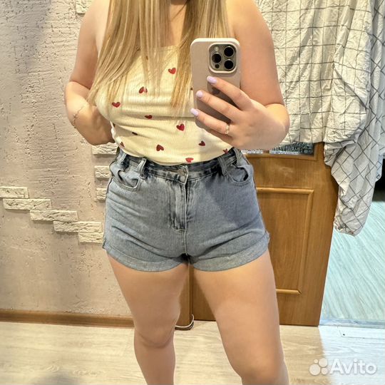 Шорты джинсовые женские короткие
