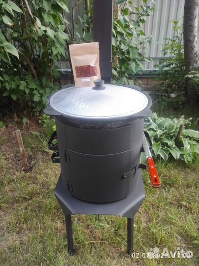 Комплект печь 3мм+казан 8,10,12 литров+шумовка