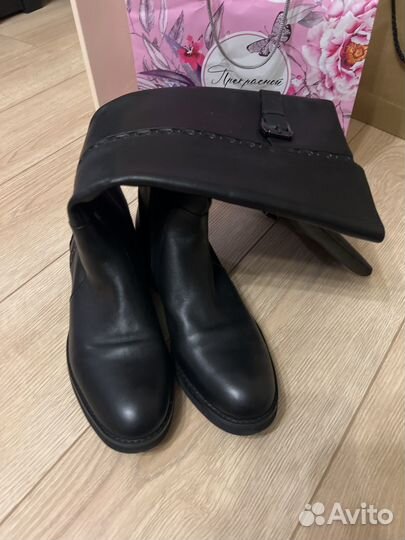 Сапоги женские натуральная кожа 41 размер
