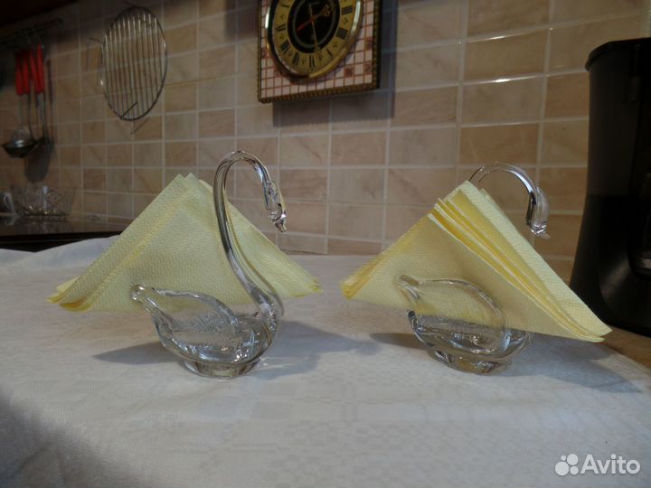 Хрустальная посуда СССР (салатник, салфетницы)