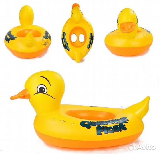 Надувной круг для плавания для детей 1-6 л