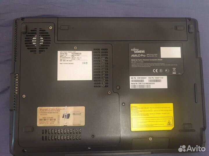Fujitsu siemens amilo pro v3205
