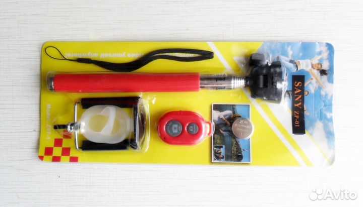 Новый монопод с пультом ду (Bluetooth брелок)