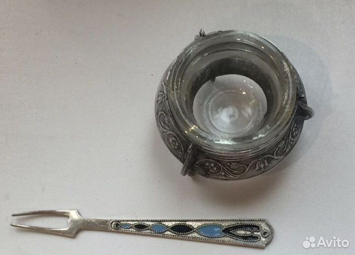 Вилка для лимона серебро