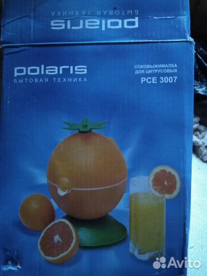 Соковыжималка для цитрусовых Polaris PCE3007 новая