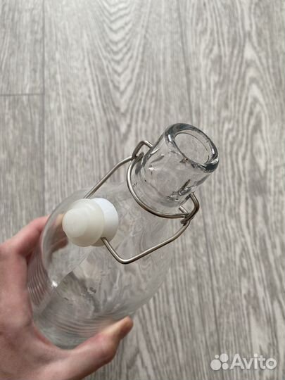 Бутылка с пробкой икеа коркен 1 литр