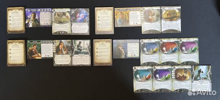 Карточный Ужас Аркхэма PNP набор,миниатюры сыщиков