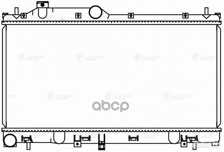 Радиатор охлаждения двигателя subaru forester IV