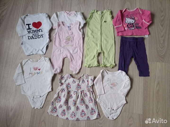 Фирменные вещи для девочки на 0/3 мес