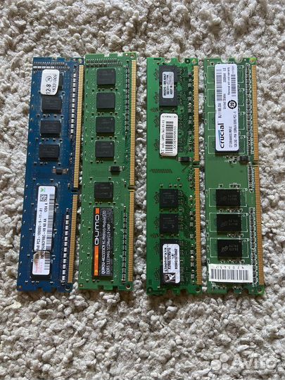 Оперативная память ddr3, ddr4