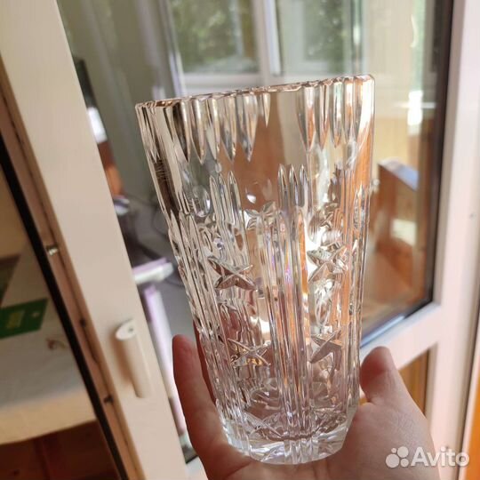 Хрустальная ваза для цветов, Чехословакия