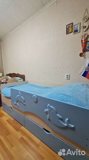 Детская кровать от 3 лет с бортиками