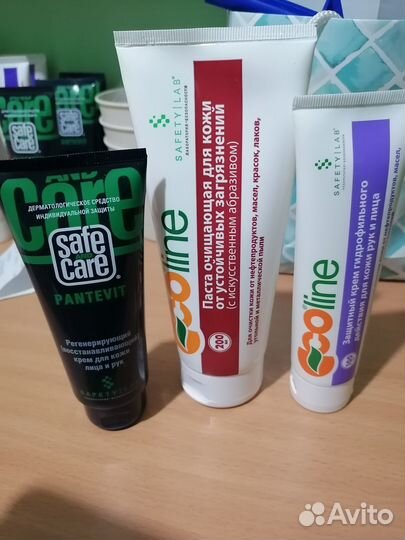 Крем для лица и рук, паста очищающая, цена за все