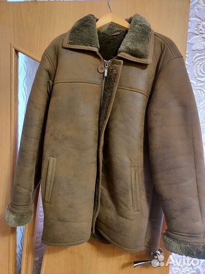 Дубленка натуральная мужская 46 48 размер