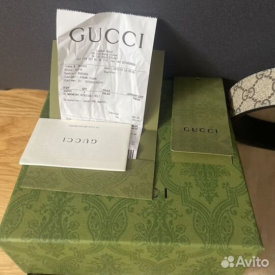 Ремень gucci GG supreme оригинал (торг)