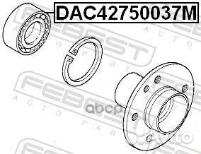 Подшипник ступичный задний BMW 3 F30 DAC4275003