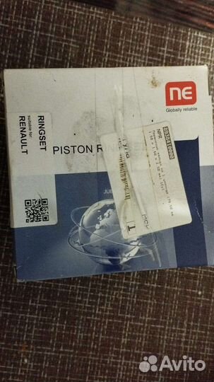 Кольца поршневые renault logan 1.4