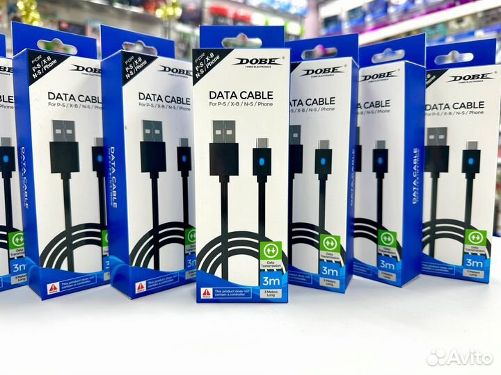 Type-C кабель 3М (PS5\Xbox\Switch) NEW