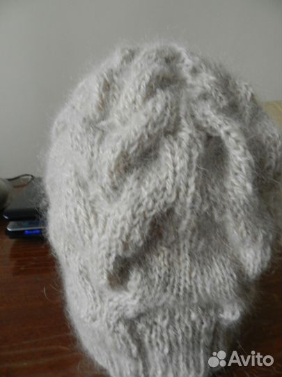 Шапка вязаная 100 шерсть французская