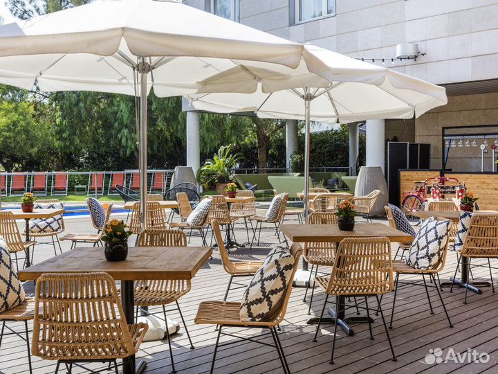 Уличный зонт для кафе 4 х 4