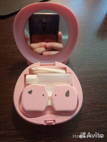 Контейнер для контактных линз + пинцет