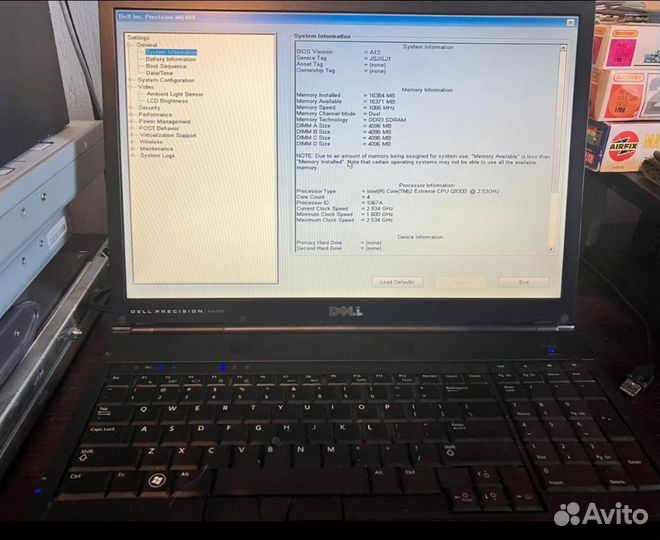 Ноутбук Dell Precision M6400