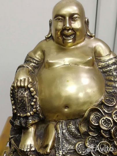 Хотэй. Антиквариат. Статуэтка. Бронза