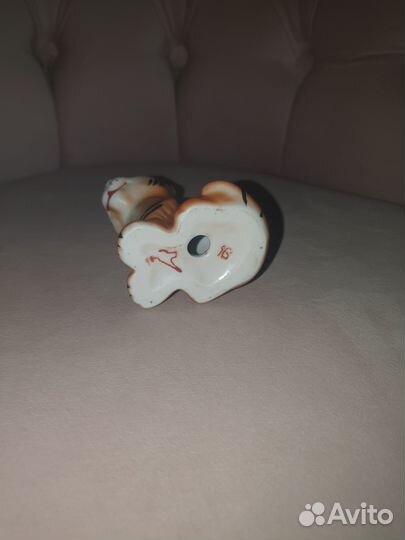 Статуэтка фарфор СССР тигрёнок дулево