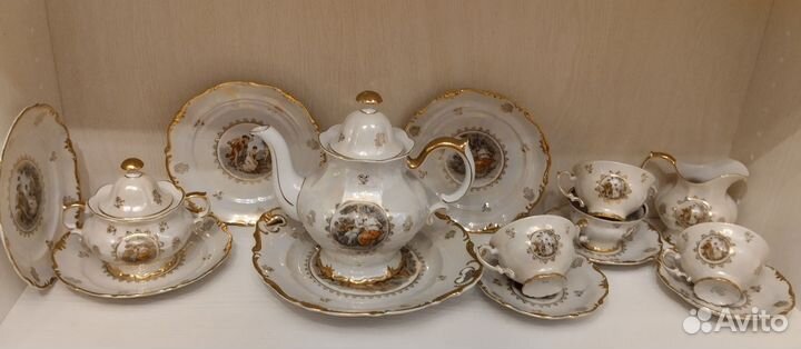 Чайный кофейный сервиз Чехия, Германия Мадонна