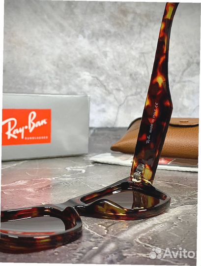 Очки Ray Ban wayfarer leopard