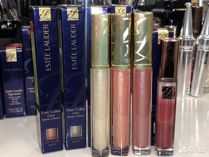 Помада и блеск Este Lauder