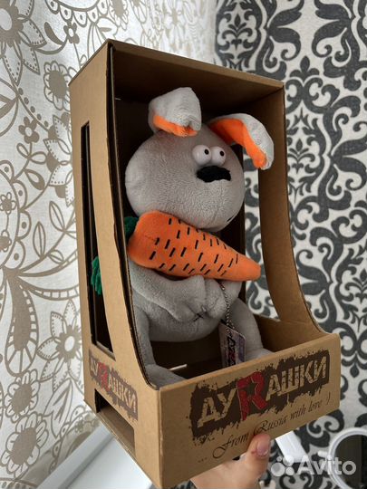 Игрушка кролик дурашки новая