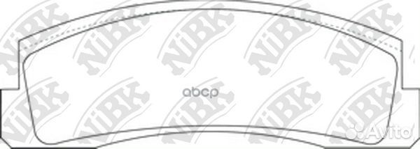 Колодки тормозные дисковые chevrolet niva 1.7 2