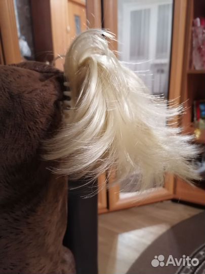 Хвост шиньон на крабе