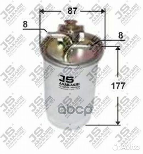 Фильтр топливный skoda superb 1 9 2001- volksw