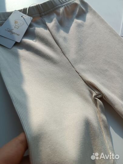 Леггинсы в рубчик на девочку 92-98 104-110 116-122